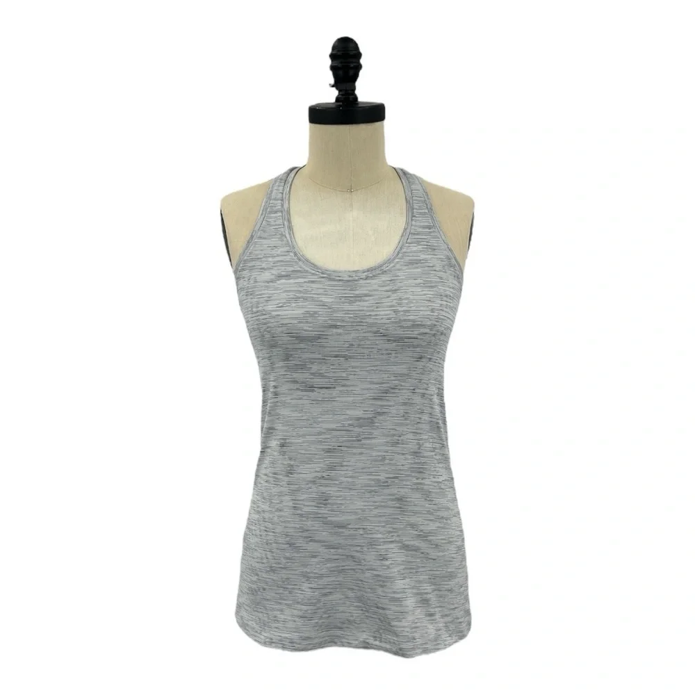 Lululemon Cool Racerback II Wee Are From Space Ice Grey Alpine White SZ 8